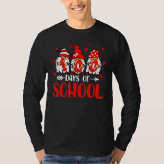 100 Days Of School Cute Gnomes 100th Day Teacher S T-Shirt