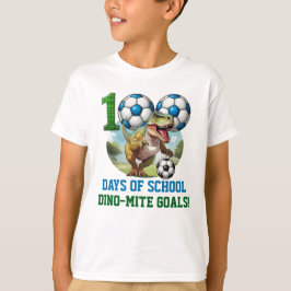 100 Days of School Dinosaur Themed T-Shirt