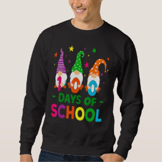 100 Days Of School Gnomes Teacher Kids 100th Day G Sweatshirt