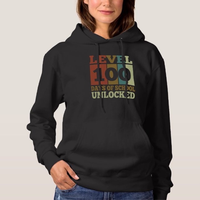 100 Days Of School Hoodie (Vorderseite)