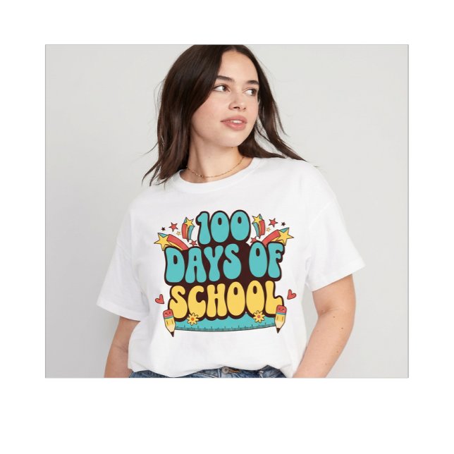 100 Days Of School Pencil teachers gifts  T-Shirt (Von Creator hochgeladen)