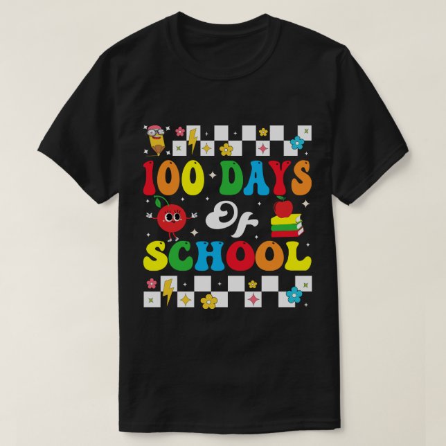 100 Days Of School T-Shirt (Design vorne)