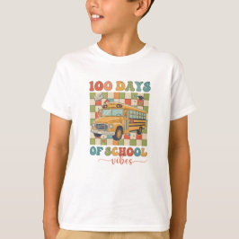 100 Days Of School Vibes T-Shirt