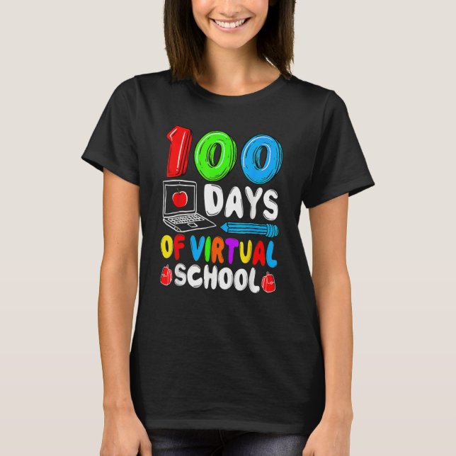 100 Days Sharper Happy 100th Day Of School Teacher T-Shirt (Vorderseite)