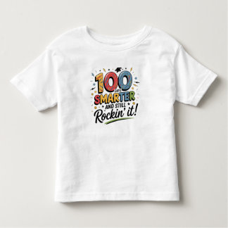 100 Days Smarter and Still Rockin’ It Kleinkind T-shirt