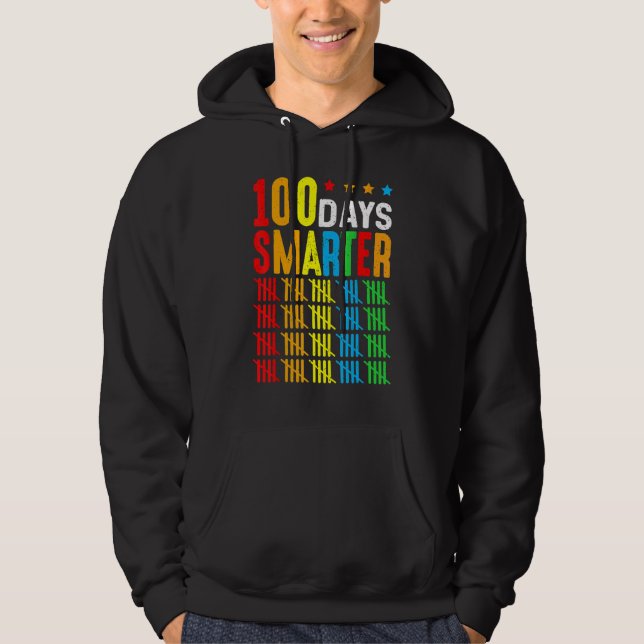 100 Days Smarter Counting By 5's 100th Day Of Scho Hoodie (Vorderseite)