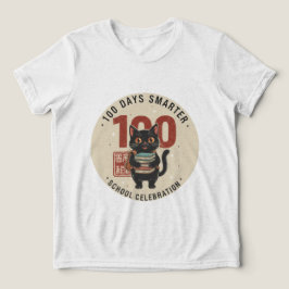 100 Days Smarter  Cute 100th Day of School T-Shirt Tri-Blend Shirt