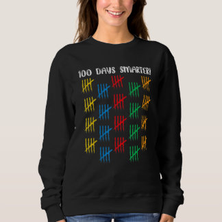 100 Days Smarter Cute Student Boys Girls 100 Days  Sweatshirt