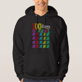 100 Days Smarter Happy 100th Day Of School Student Hoodie