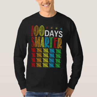 100 Days Smarter Happy 100th Day Of School Student T-Shirt