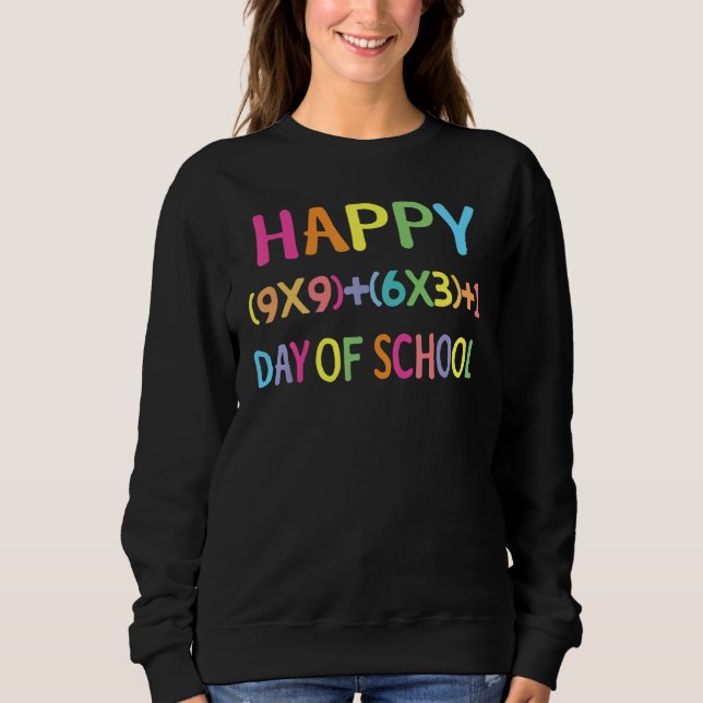100 Days Smarter Kids, 100th Day Of School Project Sweatshirt (Vorderseite)