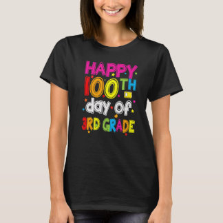 100 Days Smarter Third Grade 100th Day Of School 3 T-Shirt
