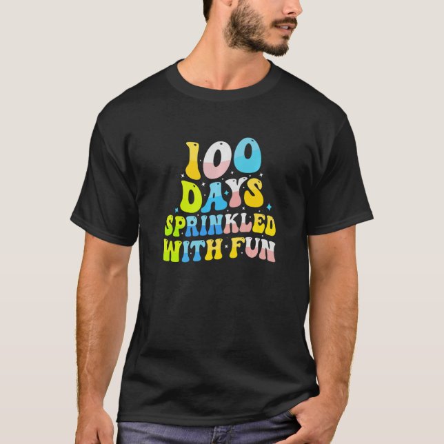 100 Days Sprinkled With Fun  Student Teacher T-Shirt (Vorderseite)