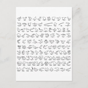 100 der besten Rennbahnen der Welt Postkarte