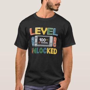 100 der Schule freigeschaltet Video-Spieler Schüle T-Shirt