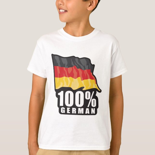100% Deutsch T-Shirt (Vorderseite)