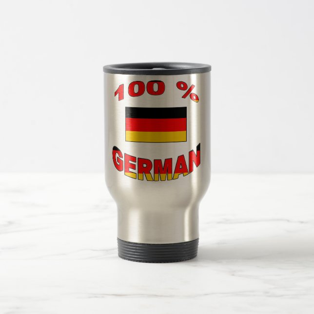 100% Deutscher Reisebecher (Mittel)