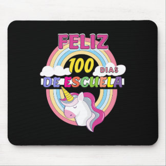 100 Dias de Escuela 100 Tage Schule Mousepad