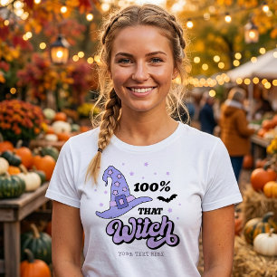 100% diese Hexe Süßes Halloween T-Shirt