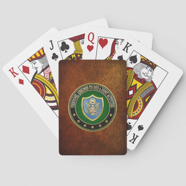 [100] DOD & Joint Activities CSIB Special Edition Spielkarten (Rückseite)