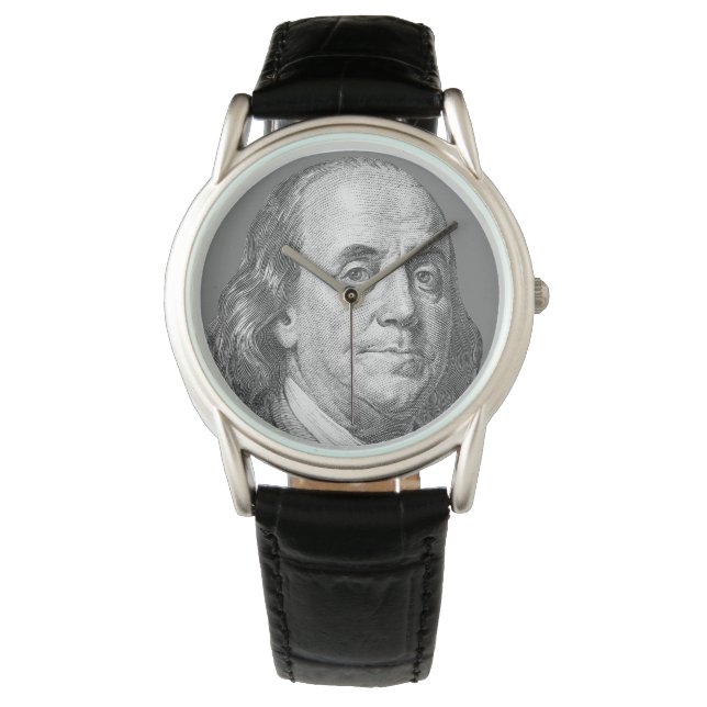 100 Dollar, Benjamin Franklin Armbanduhr (Vorderseite)