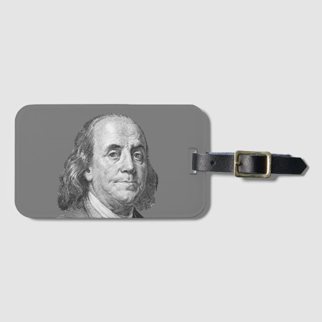 100 Dollar, Benjamin Franklin Gepäckanhänger (Vorderseite (Horizontal))