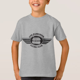 100 Dollar-Hamburger - Fliegen-Verein T-Shirt