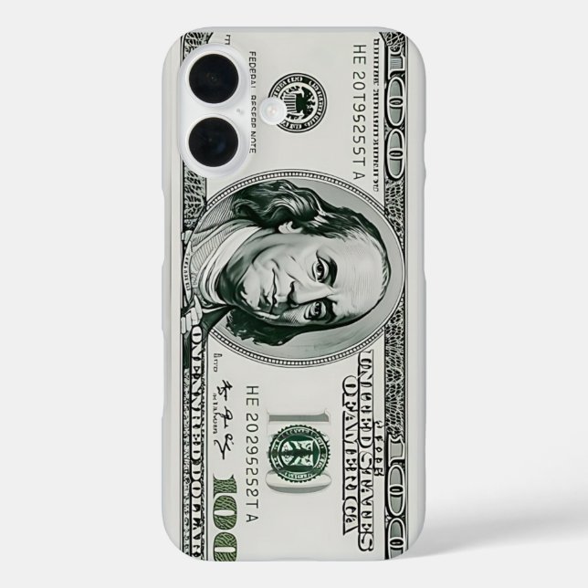 100-Dollar-Schein Case-Mate iPhone Hülle (Rückseite)