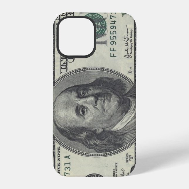 100-Dollar-Schein iPhone Hülle (Rückseite)