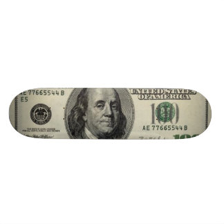 100 Dollarschein-Skateboard Skateboard