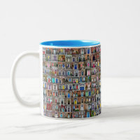 100 Doors of Dublin Ireland Collage Coffee Tasse