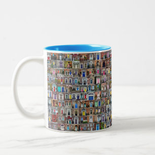 100 Doors of Dublin Ireland Collage Coffee Tasse