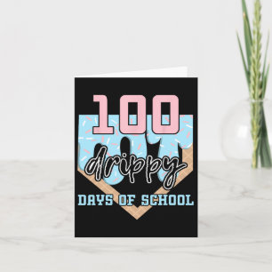 100 Drippy Days of School verkaufen Eiscreme am 10 Karte