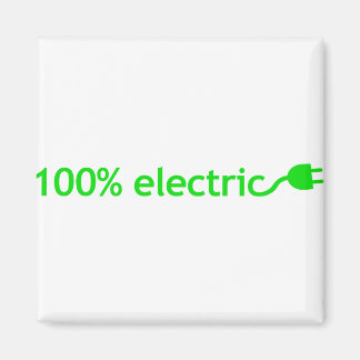 100 % Elektrofahrzeug Magnet
