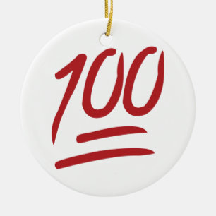 100 - Emoji Keramik Ornament
