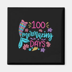 100 erstaunliche Tage der Schule Meerjungfrau Schw Magnet