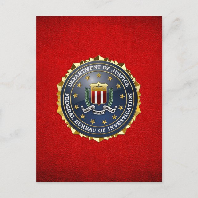 [100] FBI Special Edition Postkarte (Vorderseite)