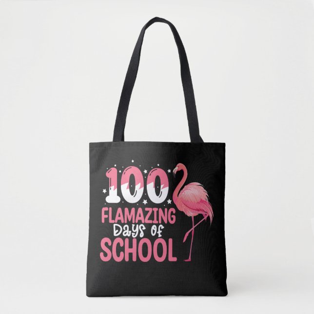 100 Flverblüffende Tage der Schule Flamingo Lehrer (Vorderseite)