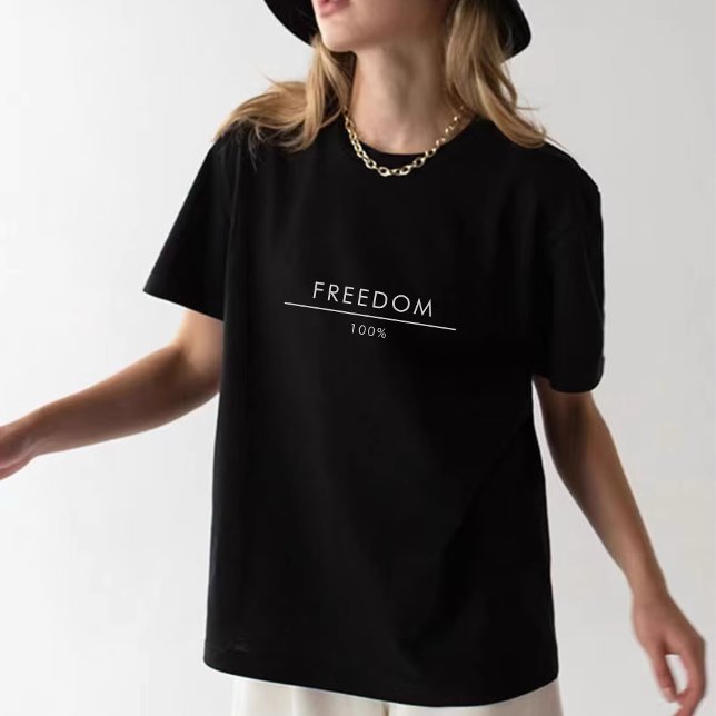 100% Freedom unisex Hemd T-Shirt (Von Creator hochgeladen)