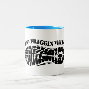 100 Friggin Miles Ultra Running Tread Zweifarbige Tasse