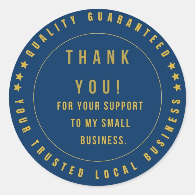 100 % garantierte Zufriedenheit | Qualitätssicheru Runder Aufkleber (Vorderseite)