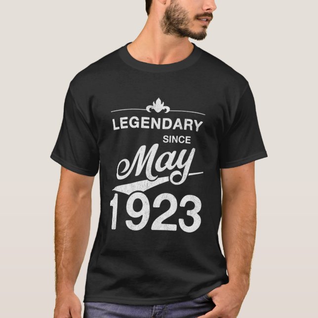 100. Geboren im Mai 1923 T-Shirt (Vorderseite)