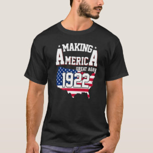 100. Geburtstag Amerika großartig machen seit 1922 T-Shirt