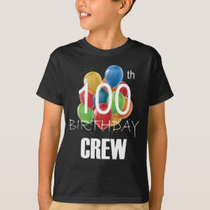 100. Geburtstag Crew 100 Party Crew Group Boy T-Shirt