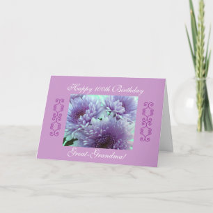 100. Geburtstag der Großmutter Karte