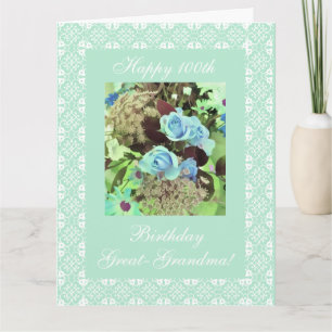 100. Geburtstag der Großmutter Karte