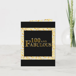 100. Geburtstag Feiertagskarte