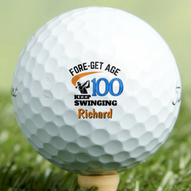 100. Geburtstag Golf Ball 100 Jahre Funny Geschenk (Von Creator hochgeladen)