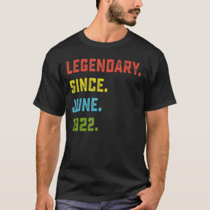 100. Geburtstag Legendary Seit Juni 1922 100 Jahr T-Shirt