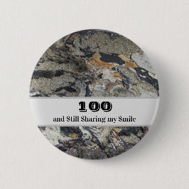 100 Geburtstag Mein Lächeln Beach Feier teilen Button